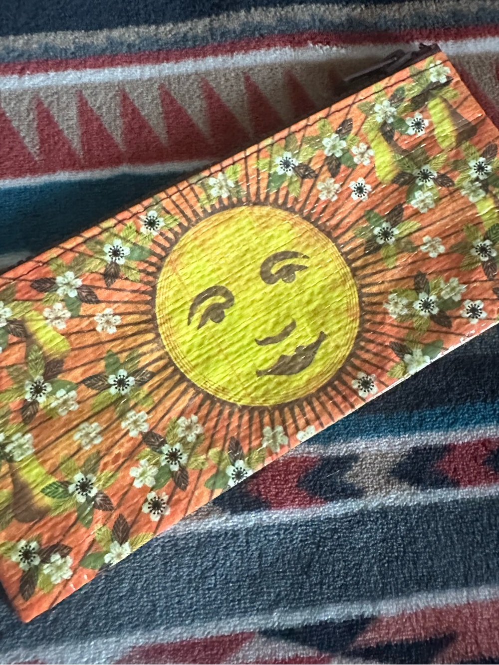 NEW Recycled Sunshine Bohemian Makeup Bag 🌞